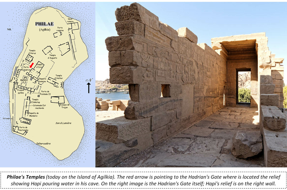 Philae Temples Agilkia Island Hapi Isis Hadrian Gate Ancient Egypt
